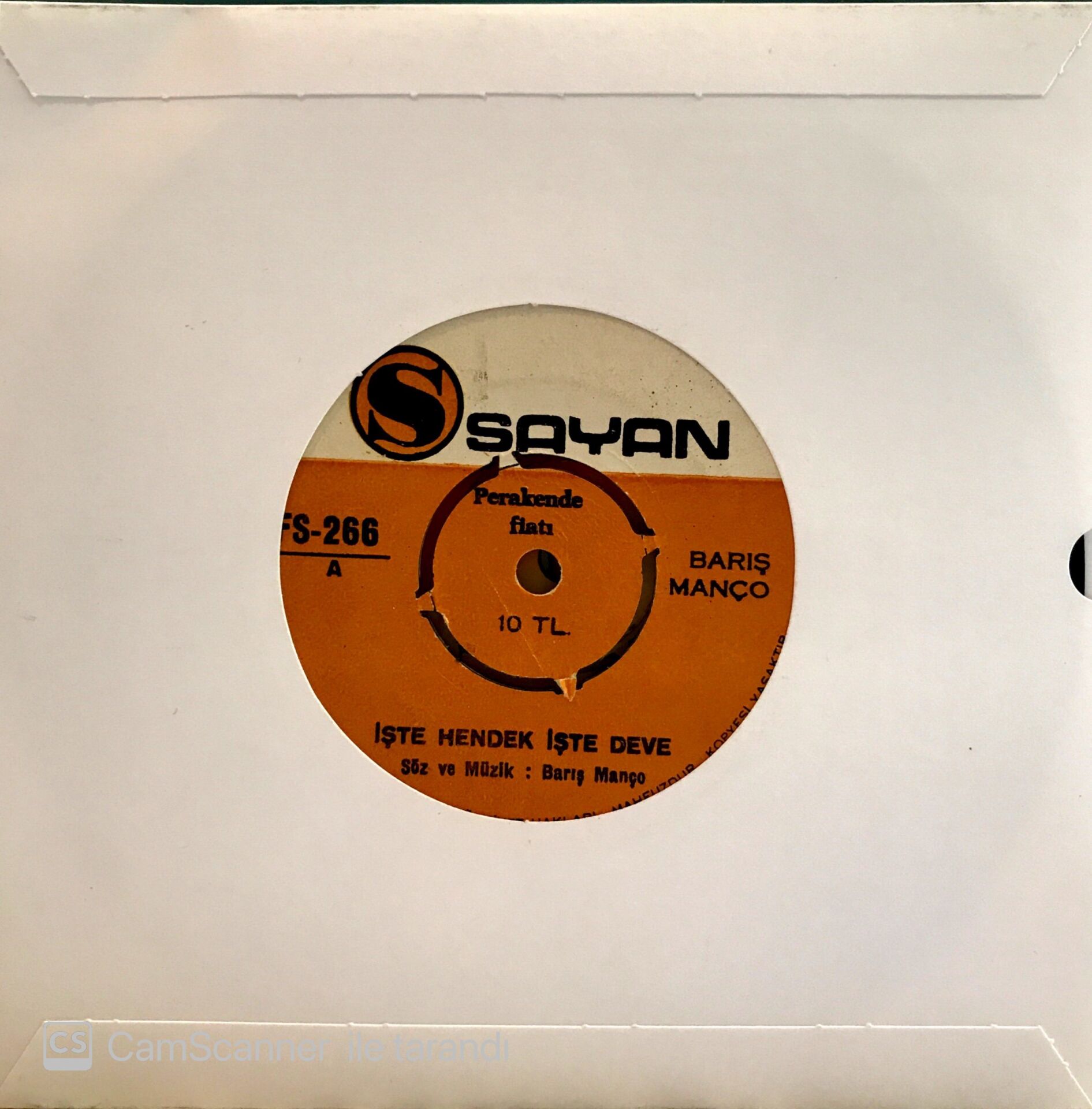 Barış Manço İşte Hendek İşte Deve 45lik