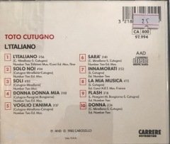 Toto Culugno L'italiano CD