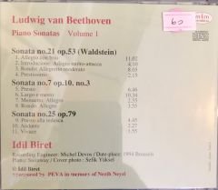 Beethoven Piano Sonatas Vol 1 - İdil Biret CD