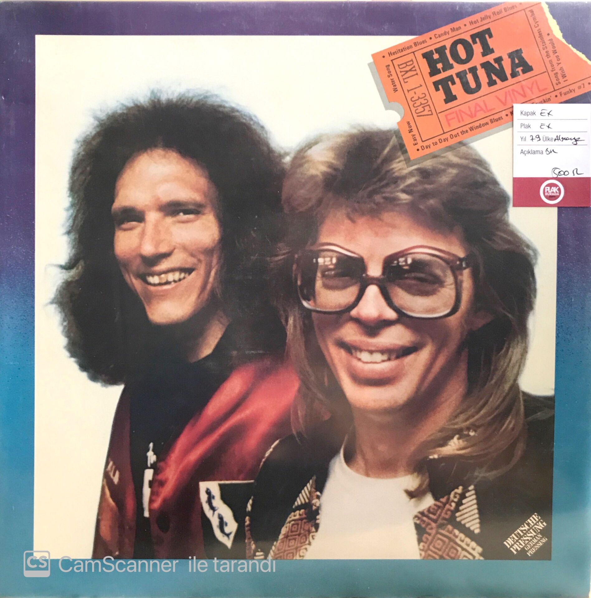 Hot Tuna - Final Vinyl LP