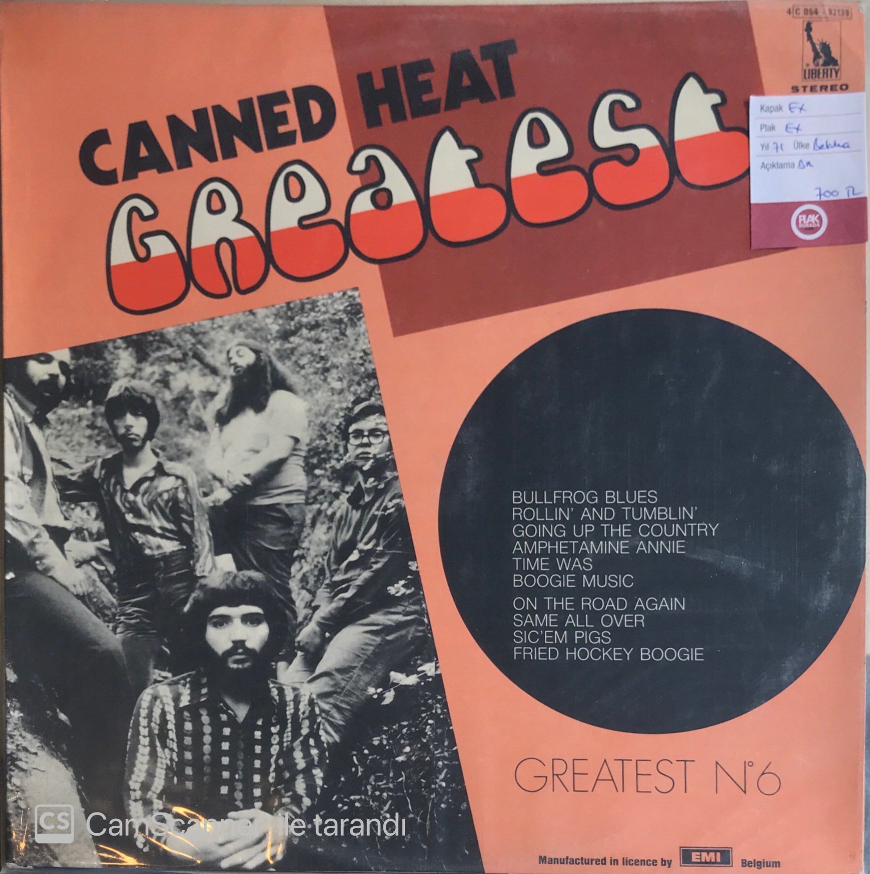 Canned Heat – Greatest N°6 LP