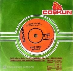Barış Manço Kaygısızlar - Flower Of Love 45lik
