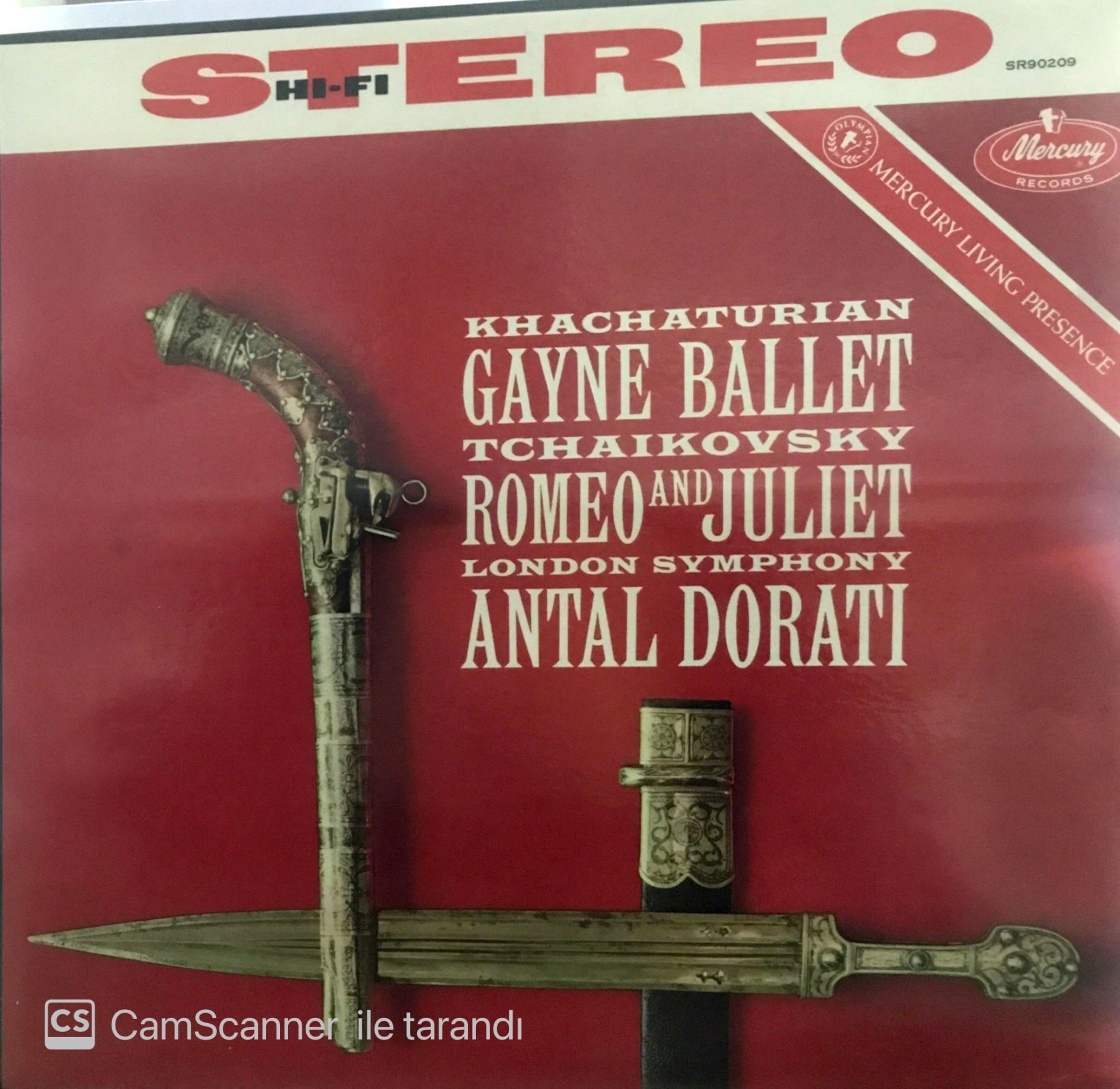 Tchaikovsky Gayne Ballet LP