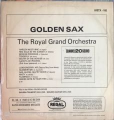 The Royal Grand Orchestra Golden Sax LP