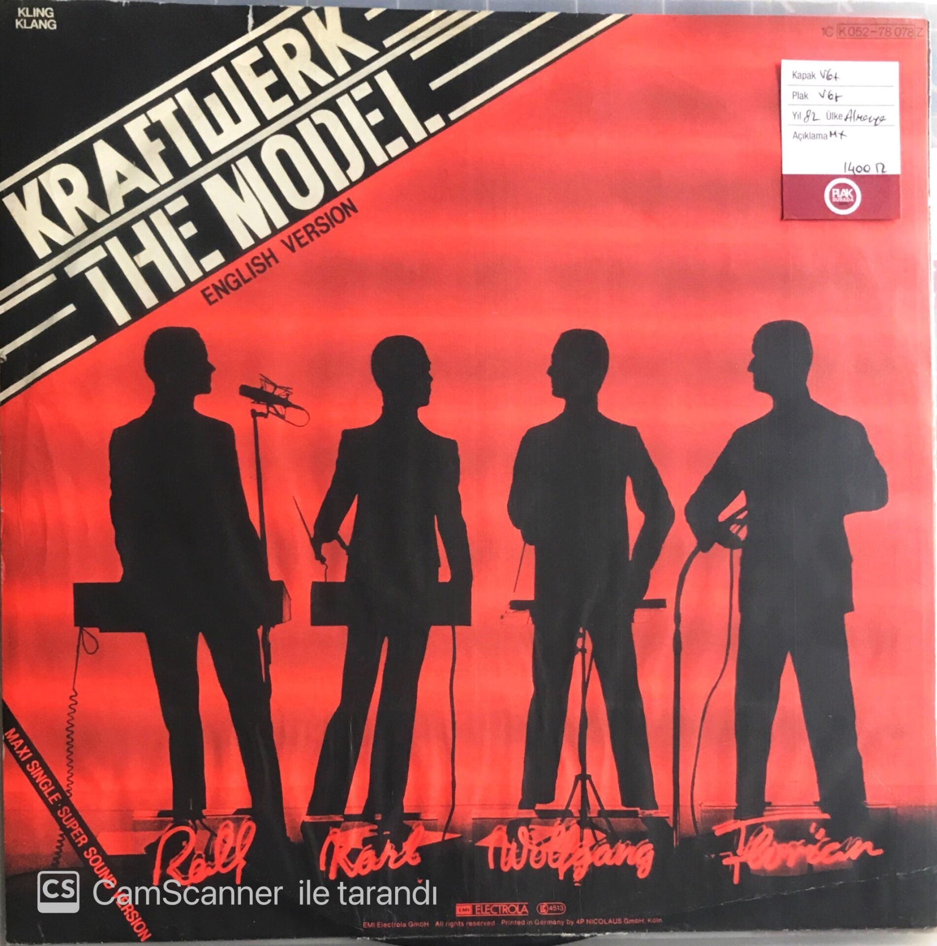 Kraftwerk The Model MAXI
