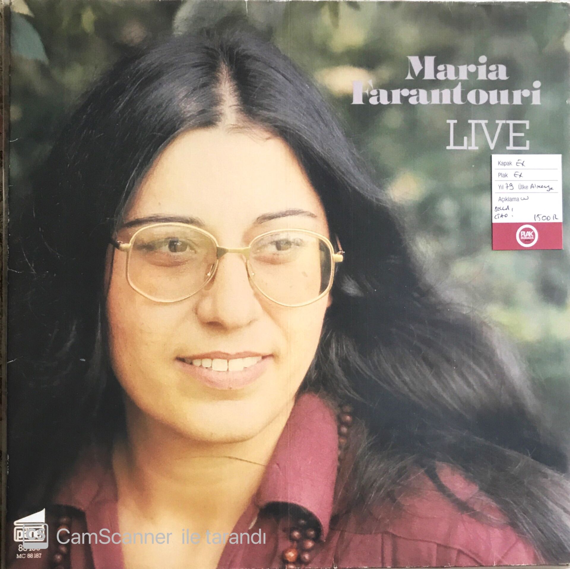 Maria Farantouri Live ( Bella Ciao) LP