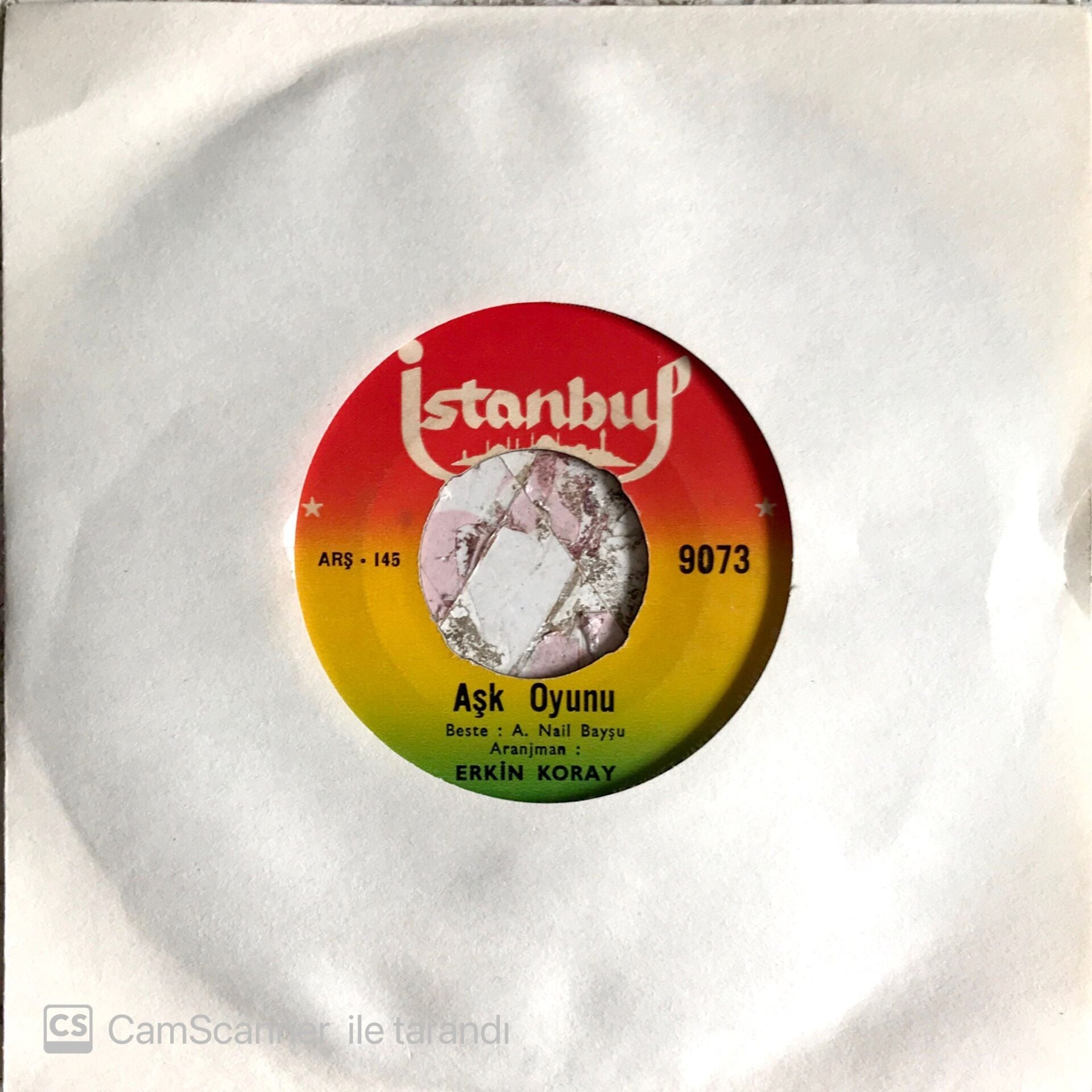 Erkin Koray Aşk Oyunu 45lik