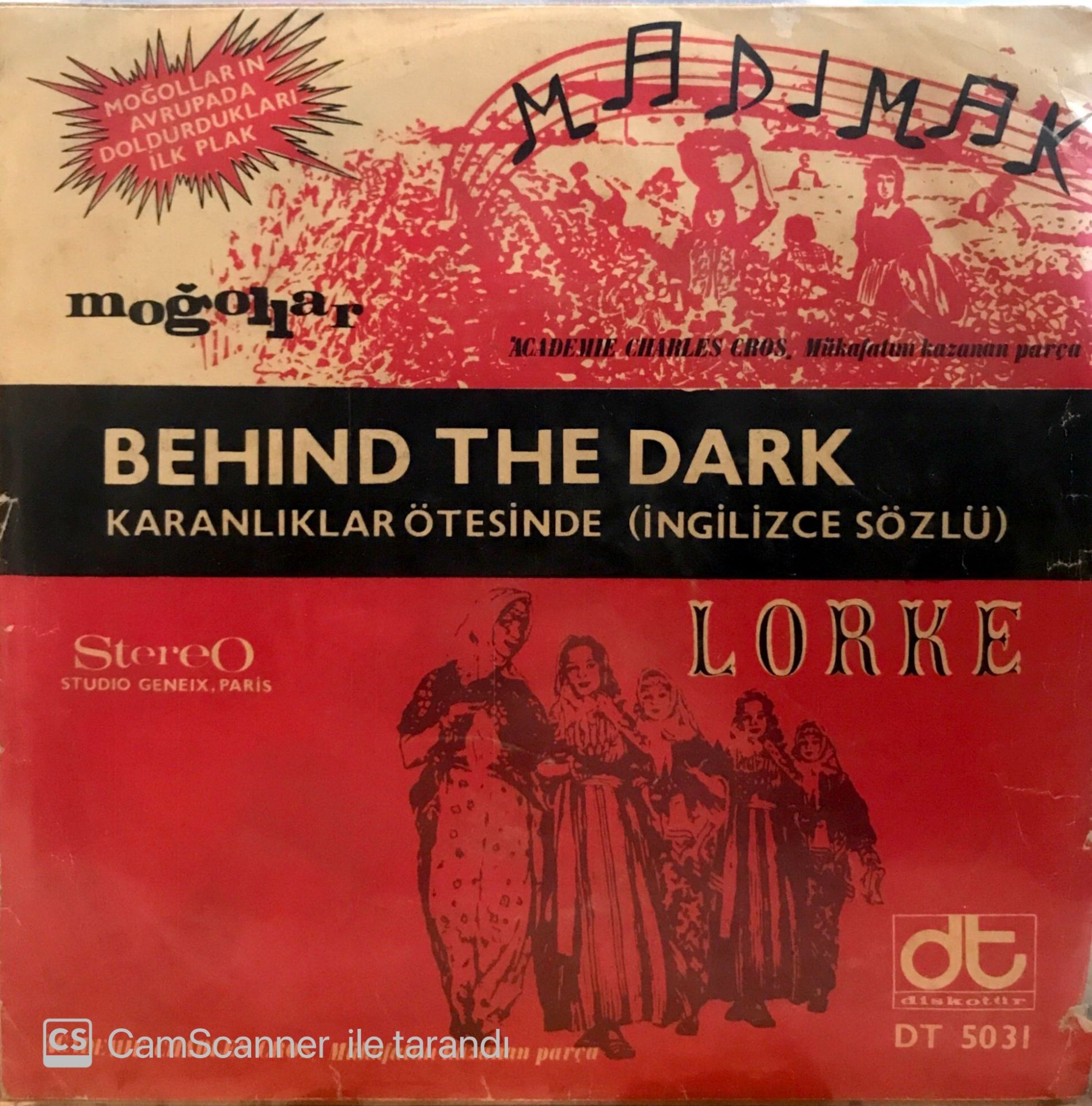 Moğollar Behind The Dark 45lik