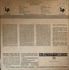 Percy Faith And His Orchestra - Kısmet LP