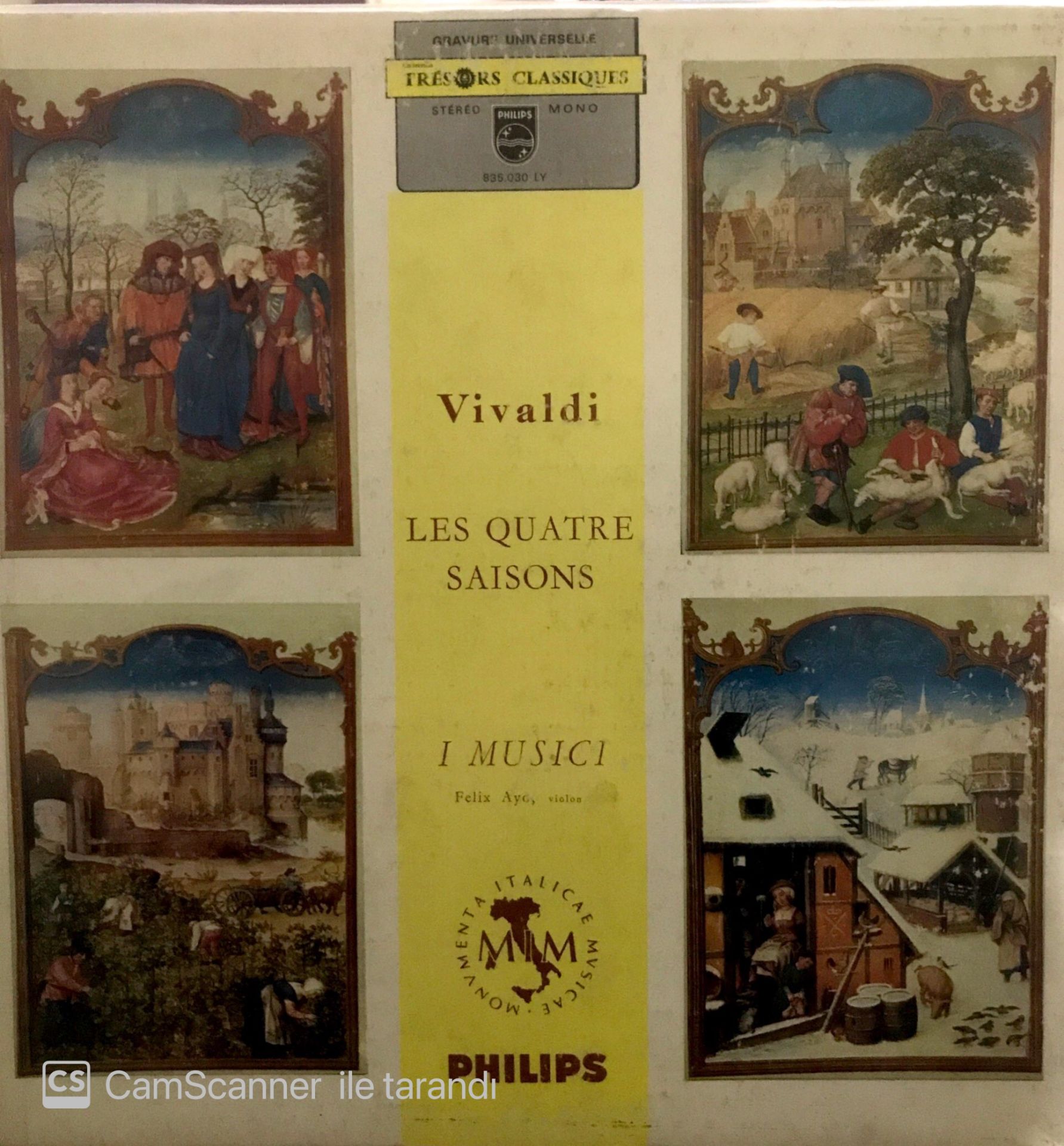 Vivaldi Les Quatre Saisons LP