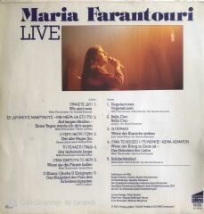 Maria Farantouri Live ( Bella Ciao) LP