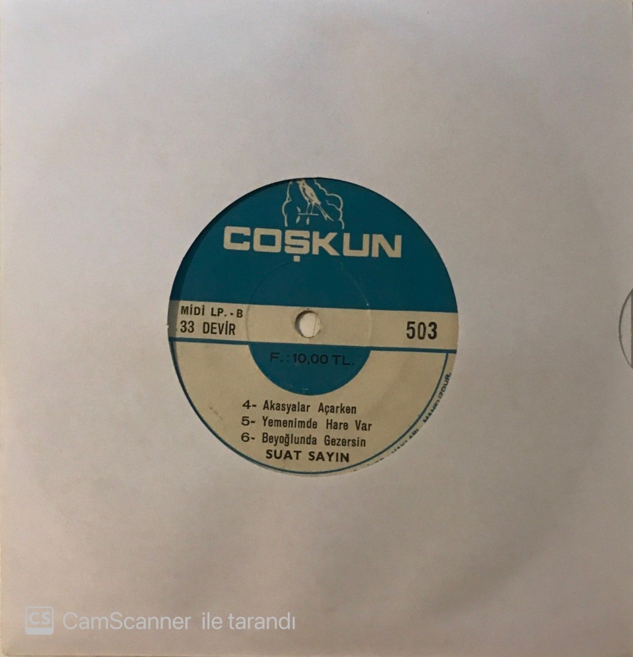 Suat Sayın Akasyalar Açarken 45lik