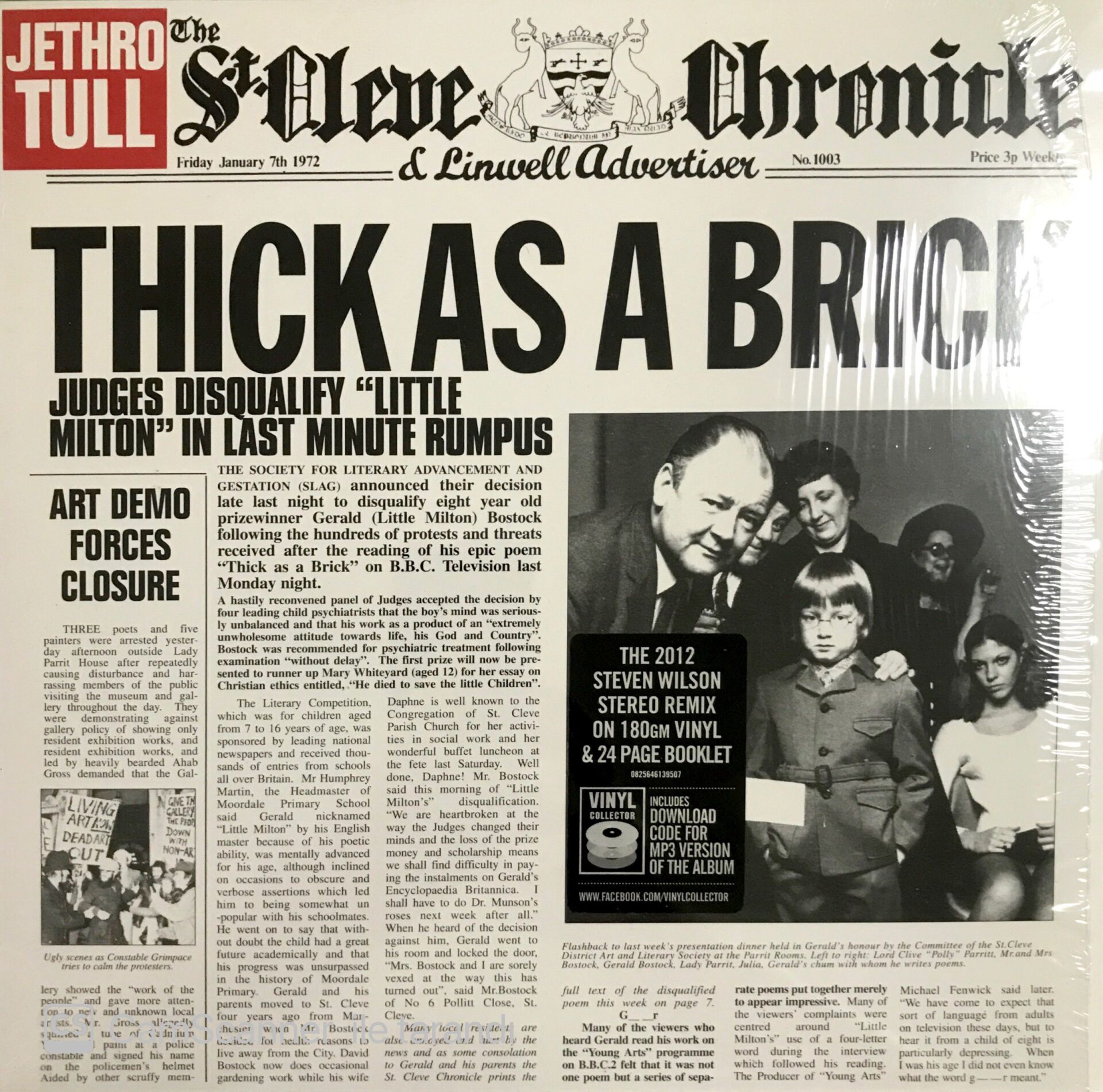 Jethro Tull - Thick as a Brick LP