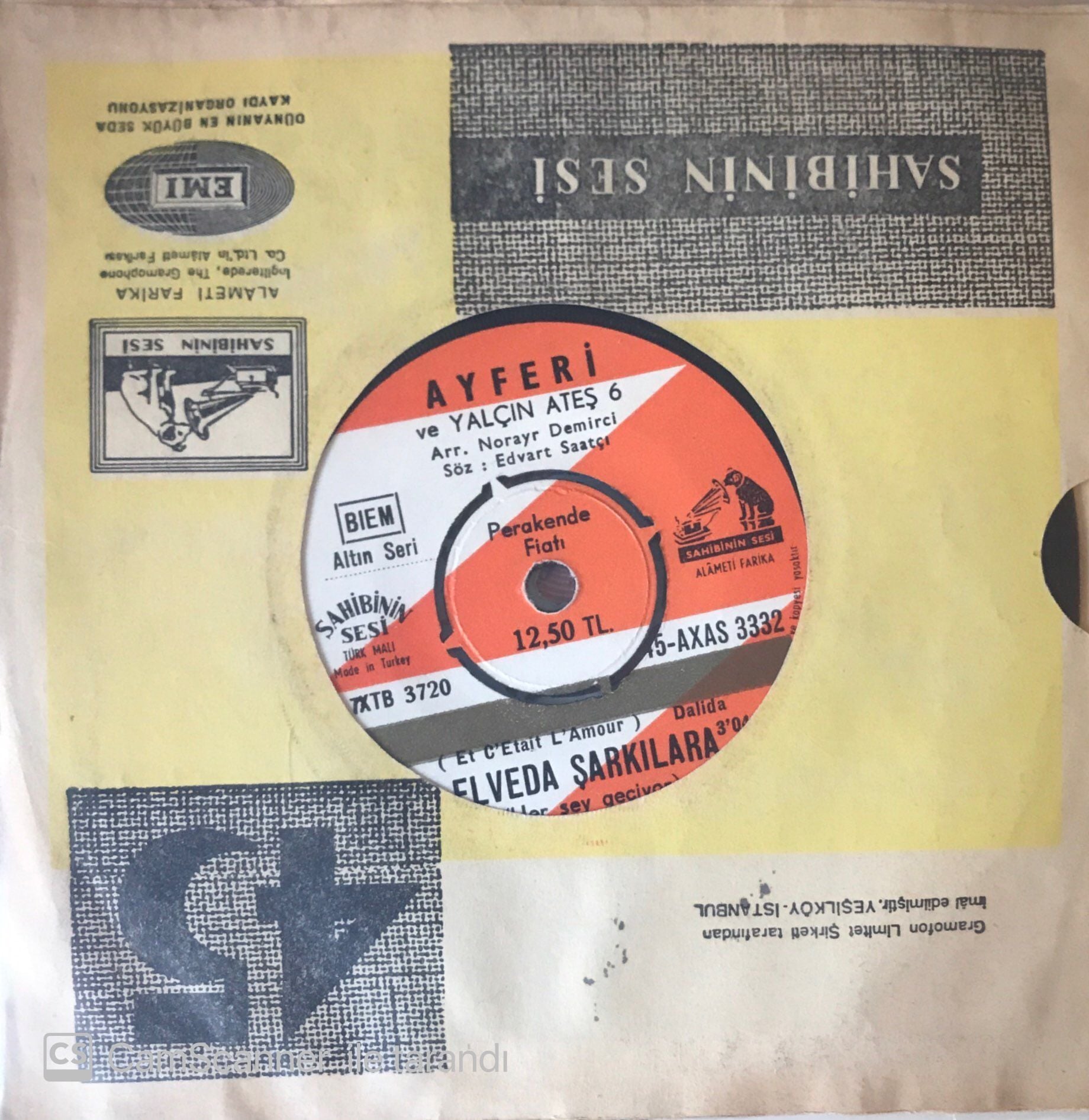Ayferi - Elveda Şarkılara 45lik