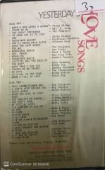 Yesterday's Love Songs KASET