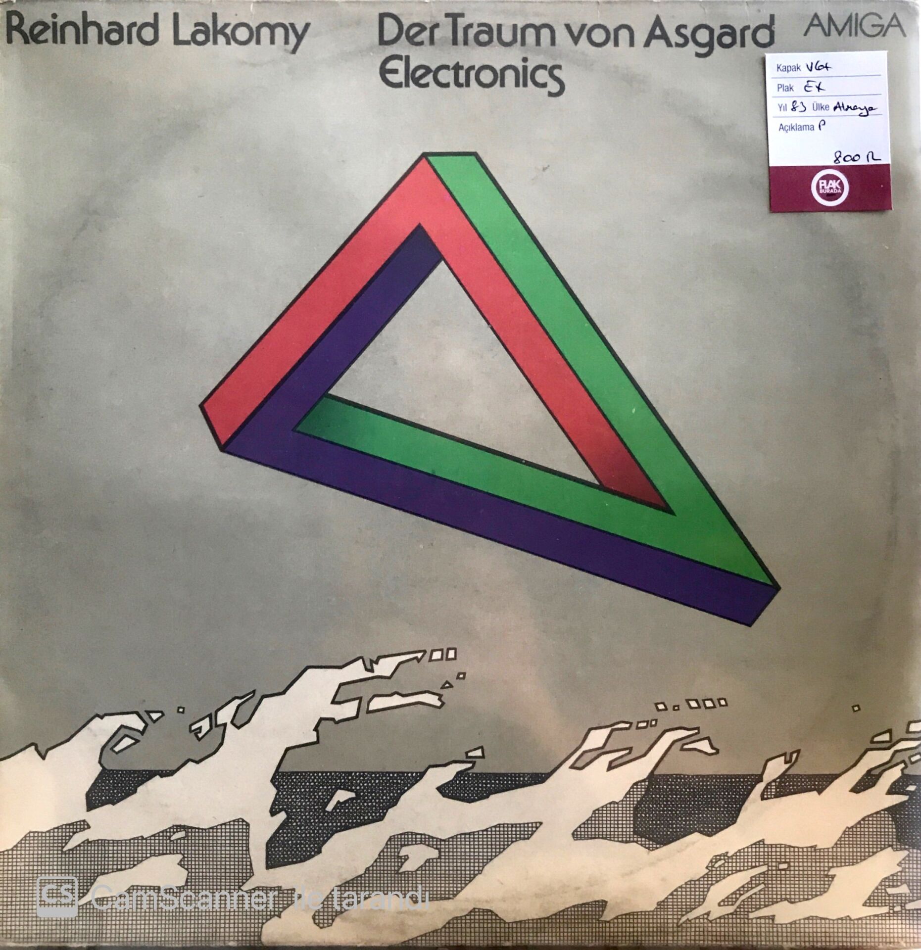 Reinhard Lakomy - Der Traum von Asgard Electronics LP