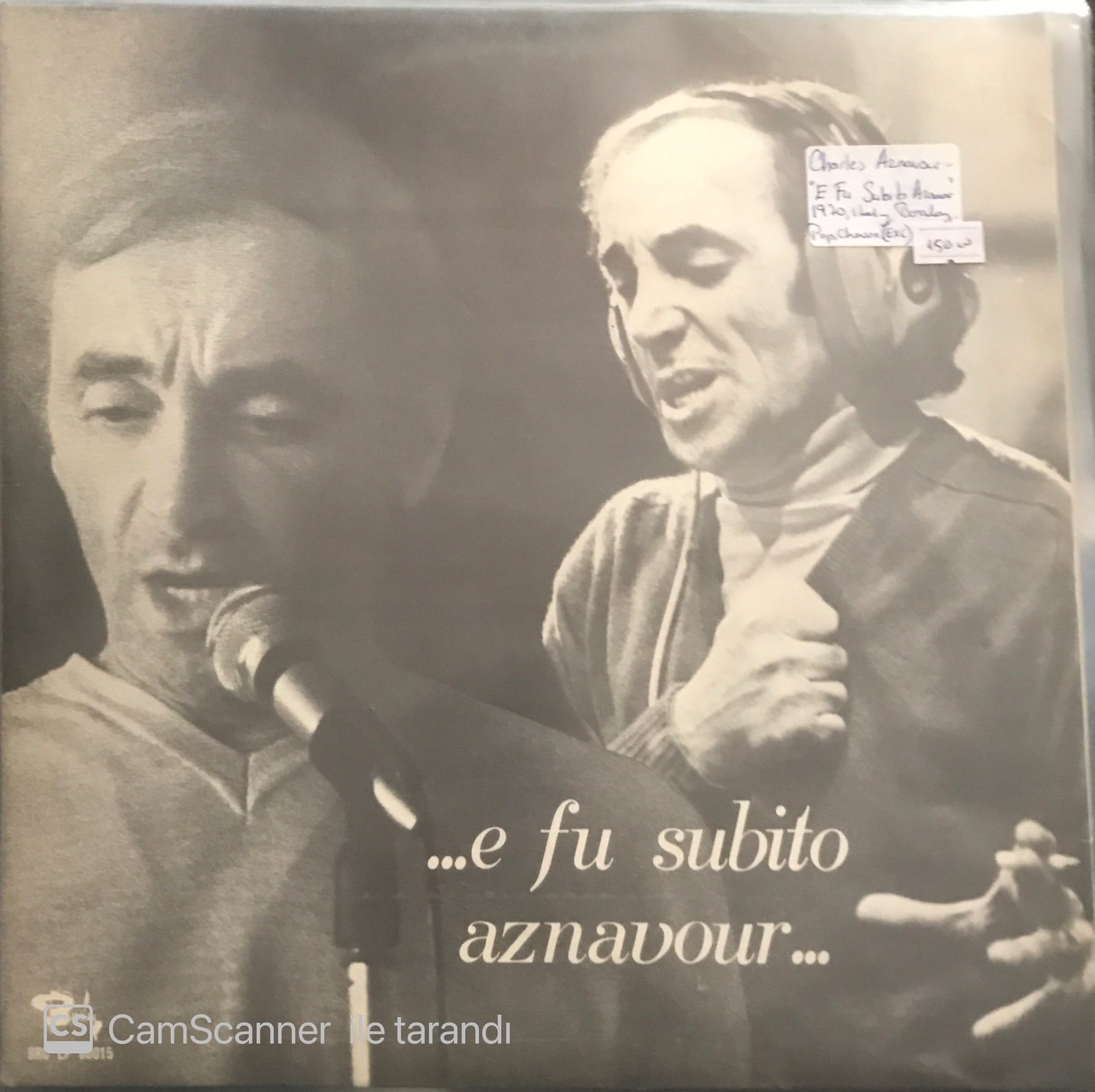 Charles Aznavour E Fu Subito Aznavour LP