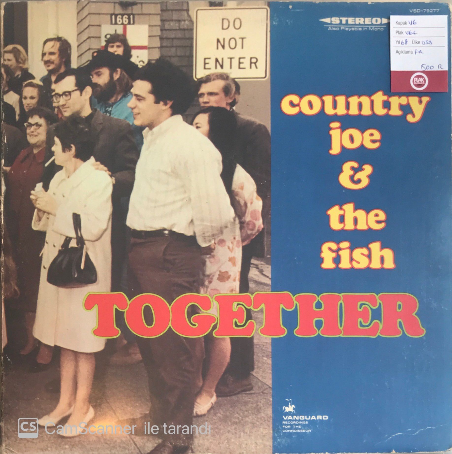 Country Joe And The Fish – Together LP