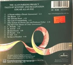 The Alan Parsons Project - Tales Of Mystery And Imagination Edgar Allan Poe CD