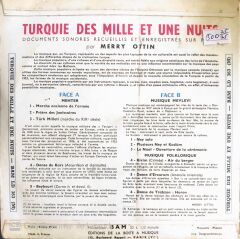 Turquie Des Mille Et Une Nuits Mehter - 45'lik