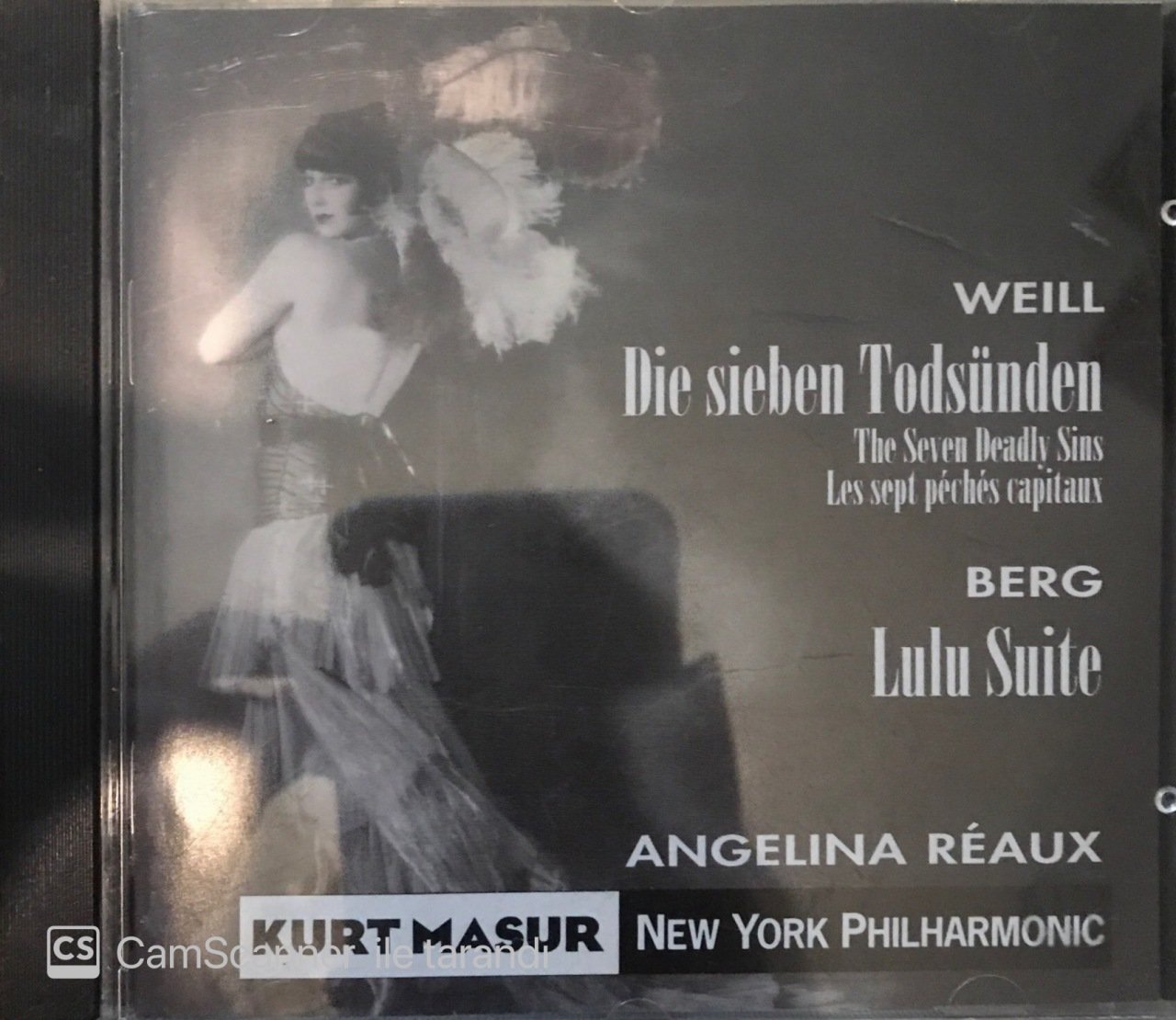 Angelina Reaux Kurt Weill-Alban Berg CD