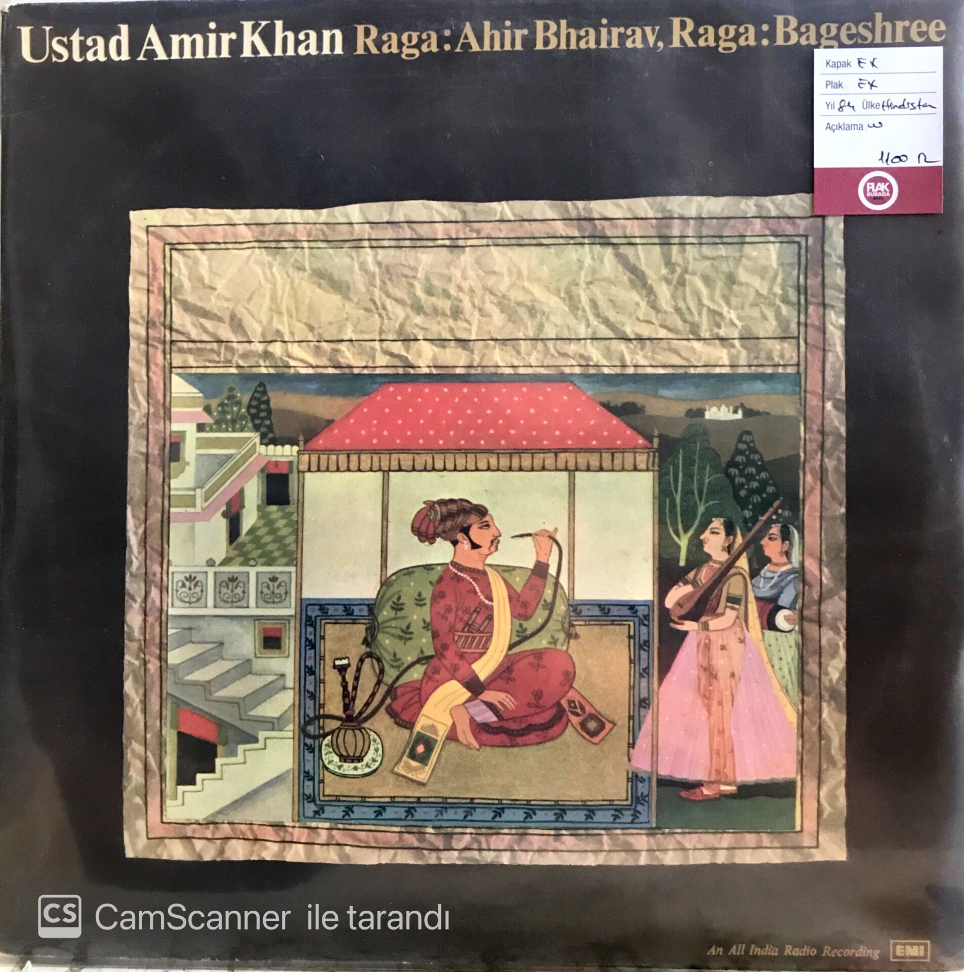 Ustad Amir Khan - Raga Ahir Bhairav LP