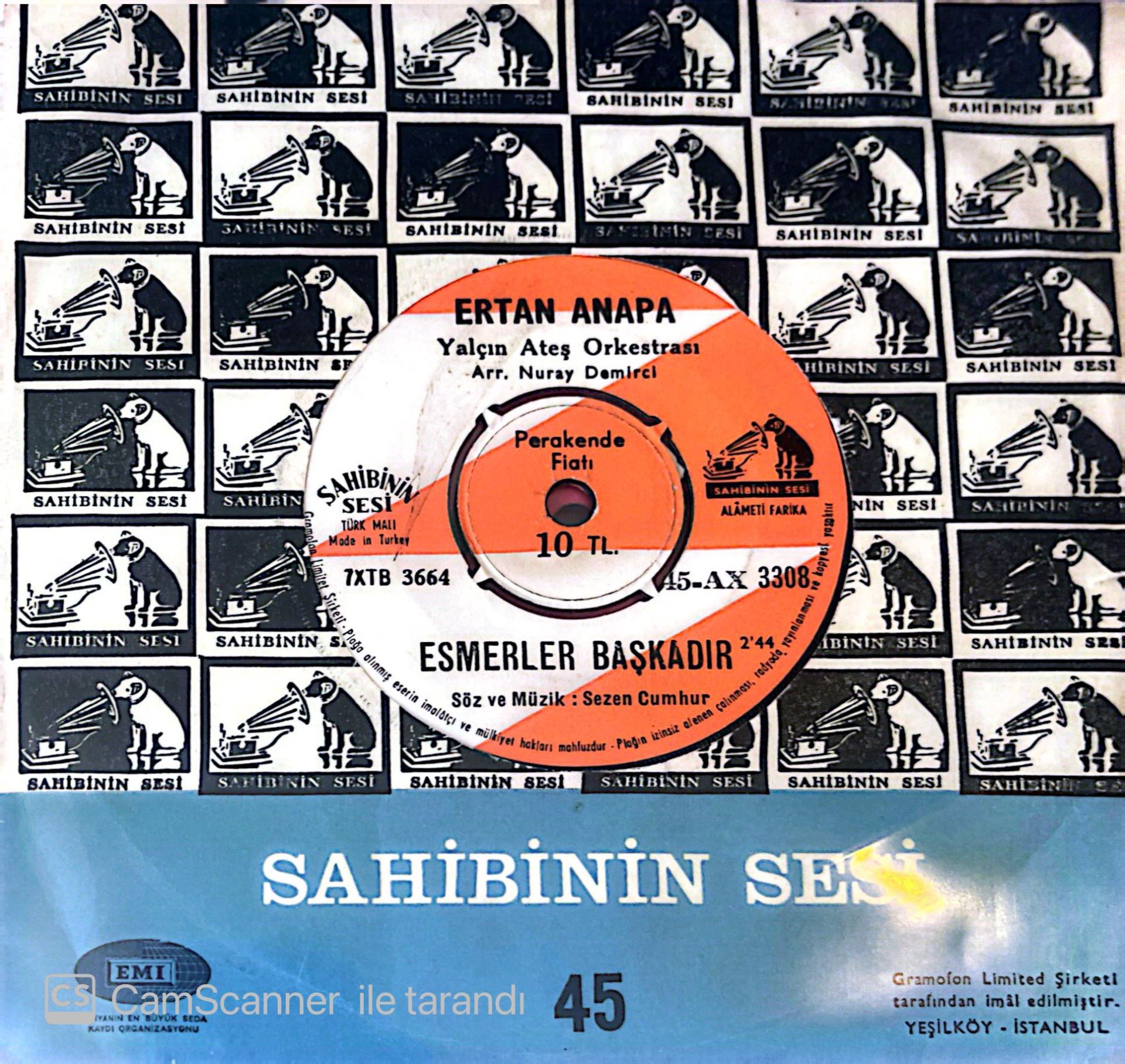 Ertan Anapa - Esmerler Başkadır 45lik