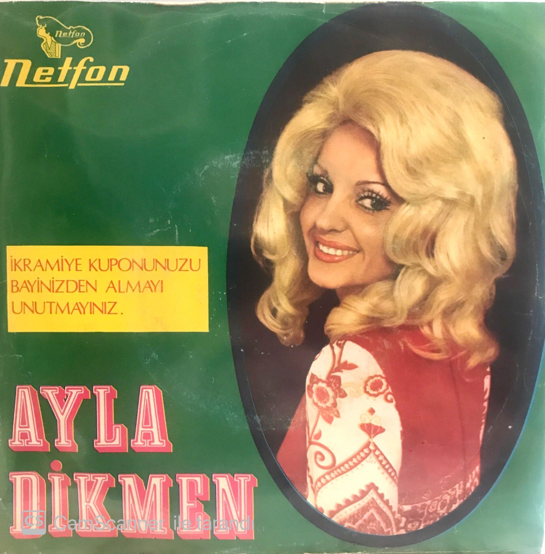 Ayla Dikmen Yanan Mum 45 lik
