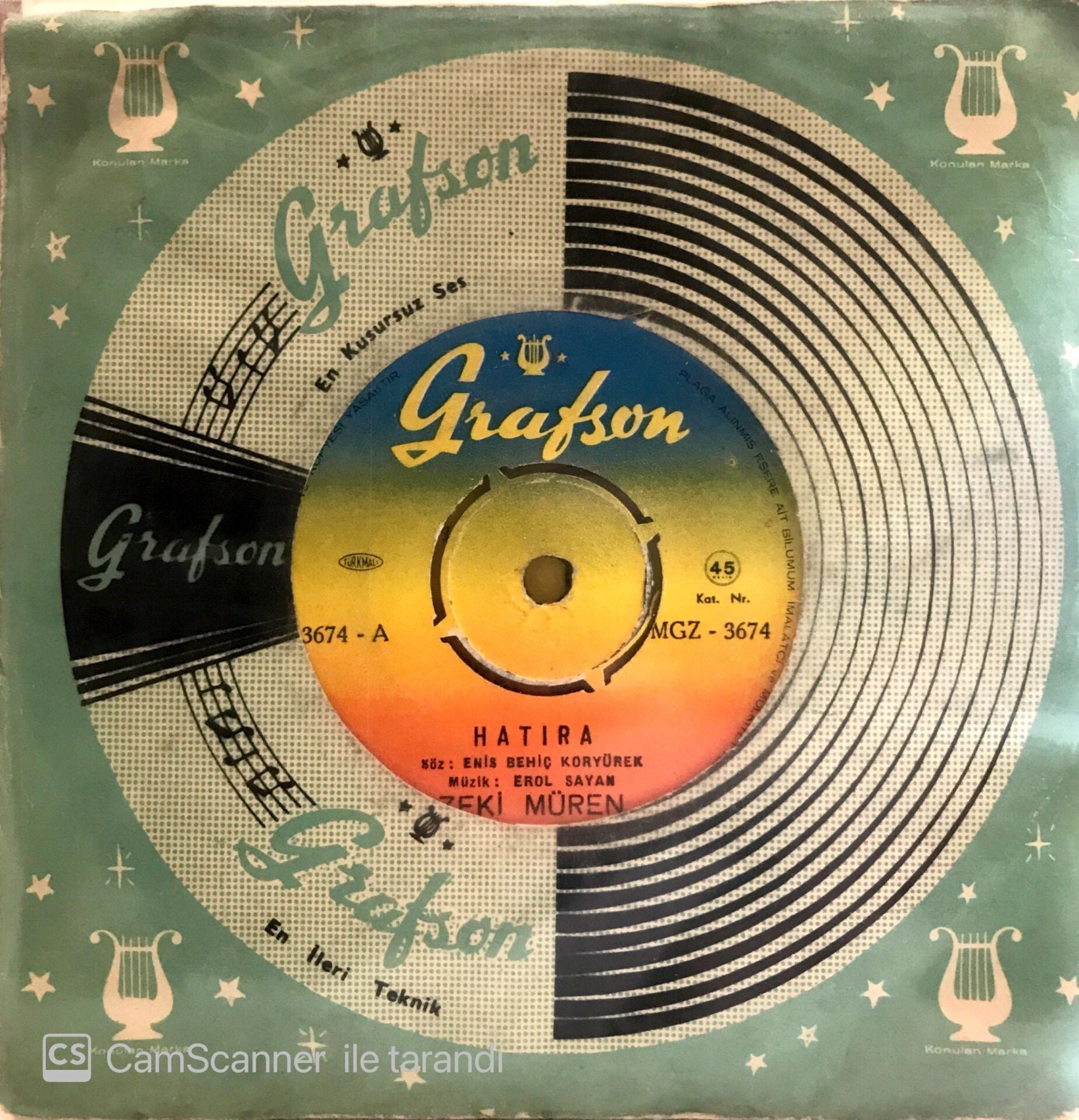 Zeki Müren - Hatıra 45lik