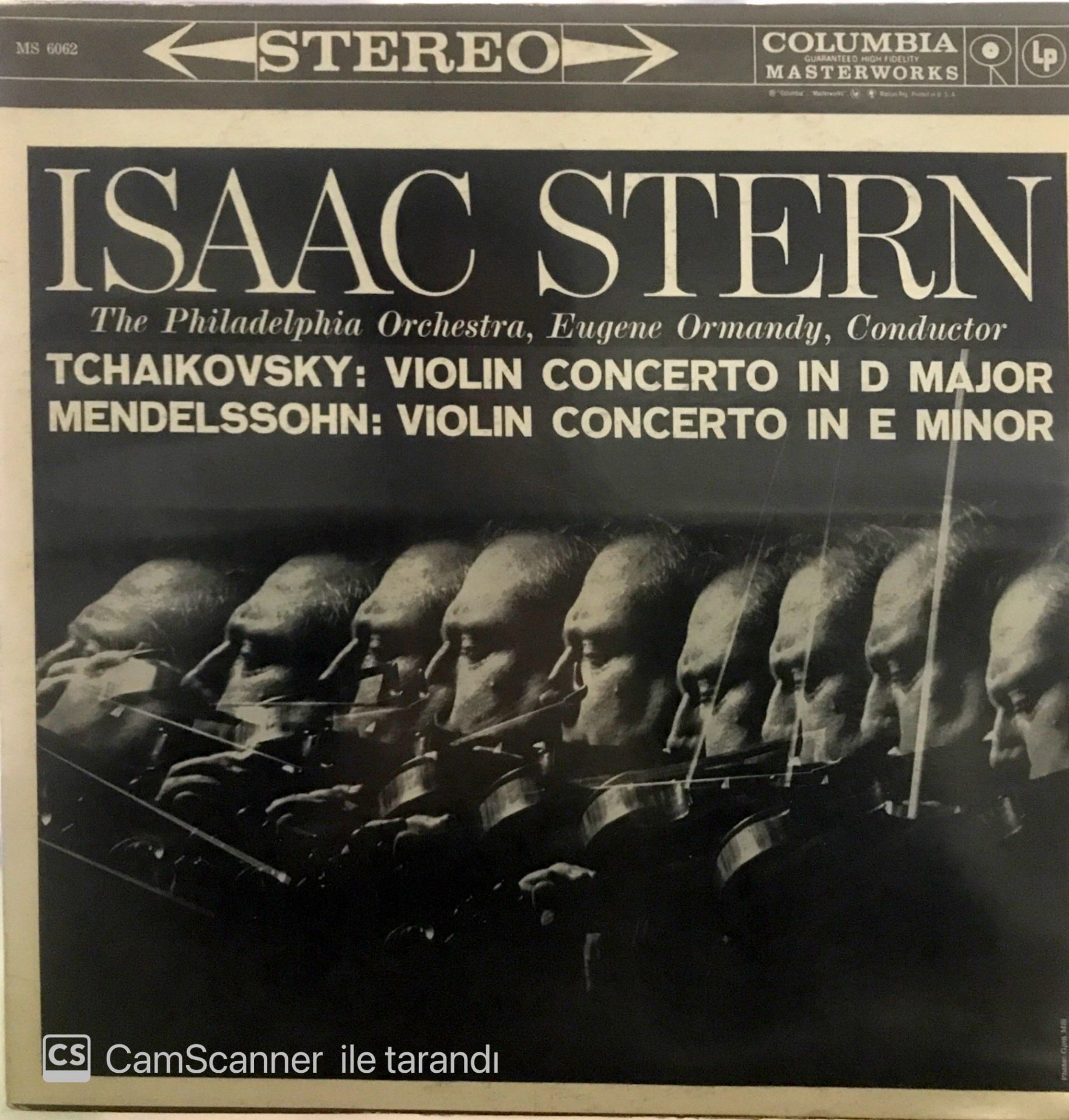 İsaac Stern Tchaikovsky Mendelssohn LP
