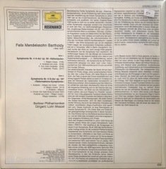Mendelsshon Bartholdy Symphonie Nr.4 LP