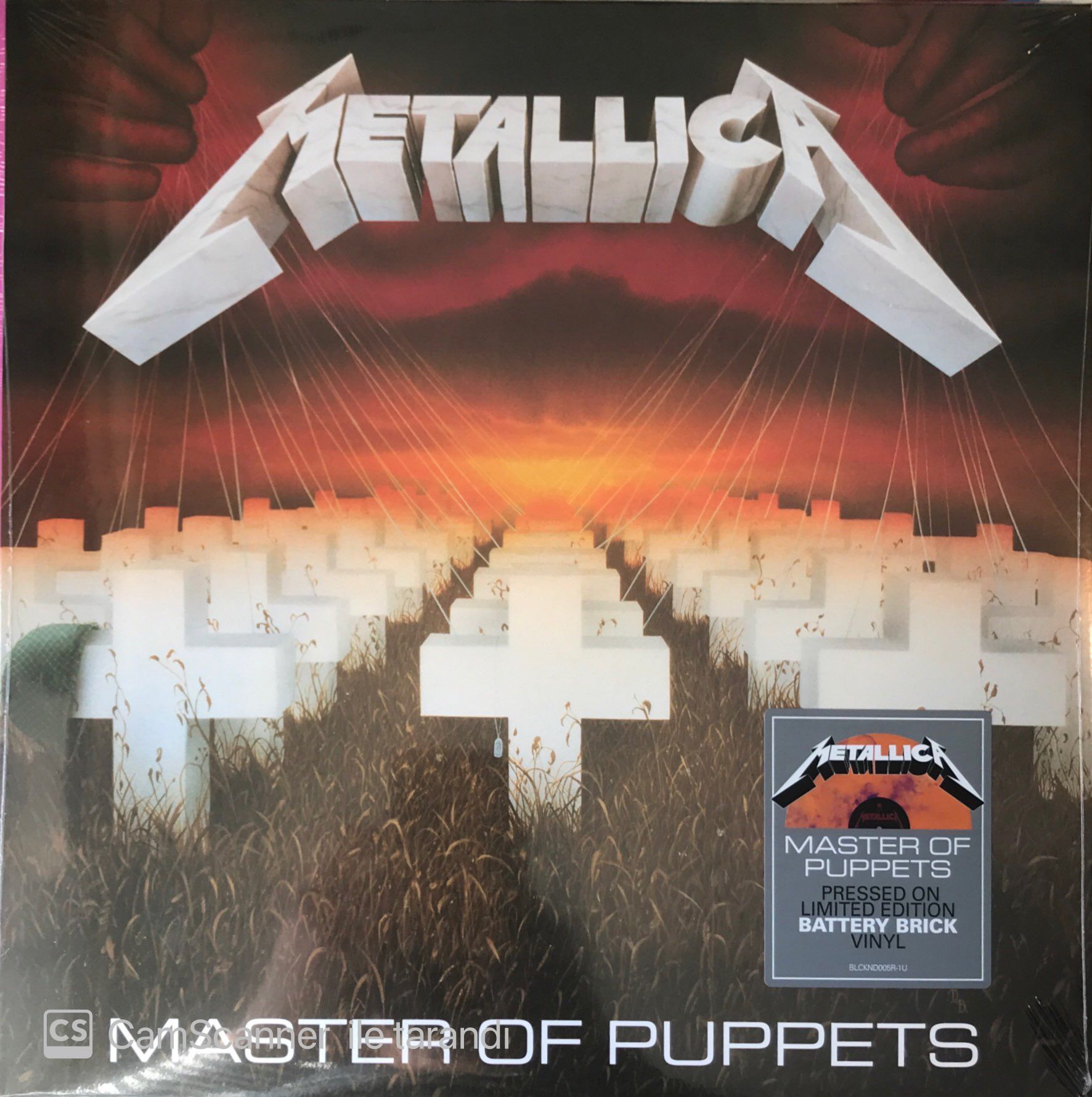 Metallica - Master Of Puppets ( Tuğla Turuncusu Limitli Baskı) LP
