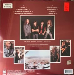 Metallica - Master Of Puppets ( Tuğla Turuncusu Limitli Baskı) LP