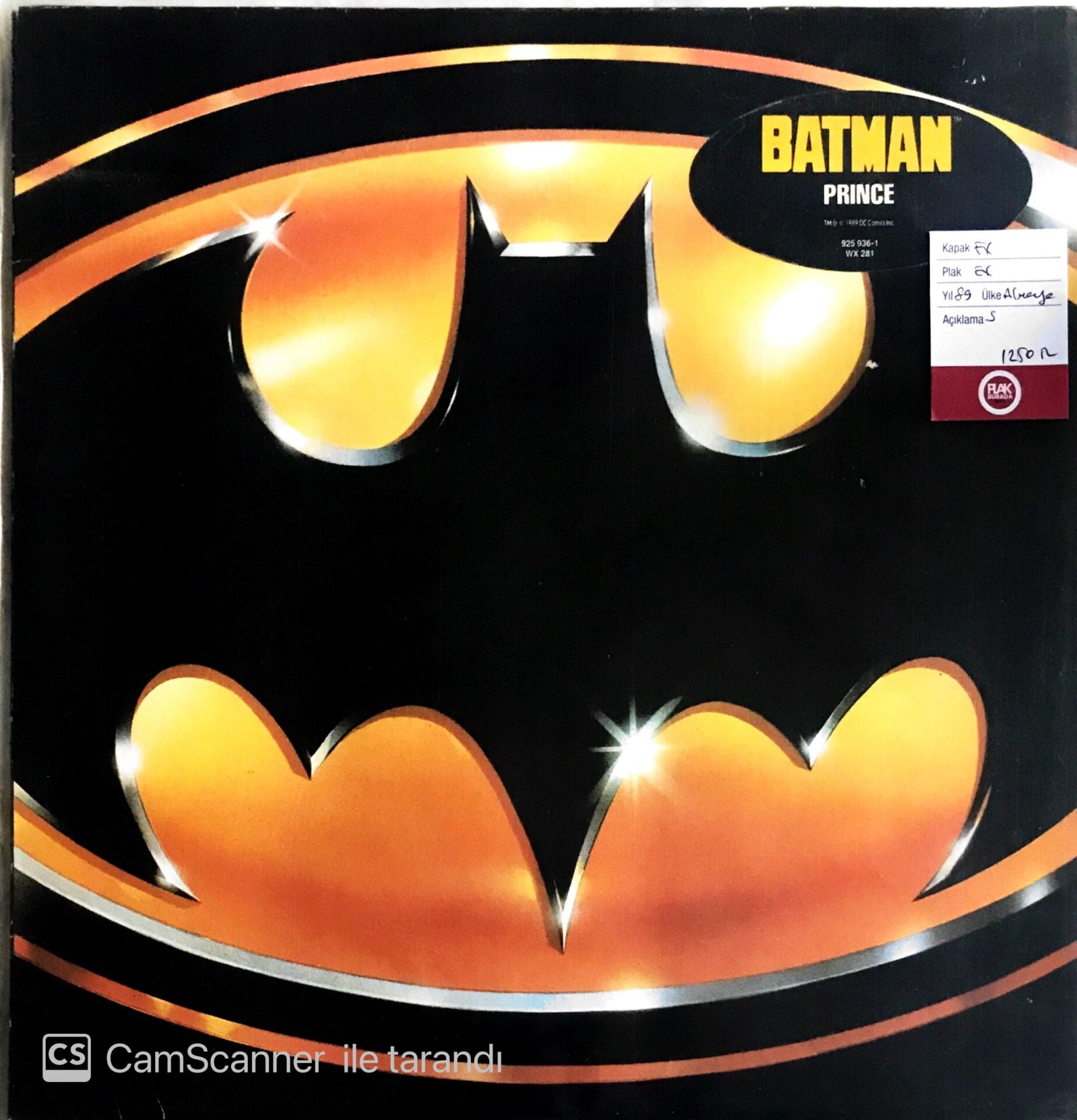 Batman Prince Soundtrack LP
