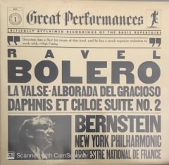 Bernstein Conducts Ravel Bolero Great Performances LP