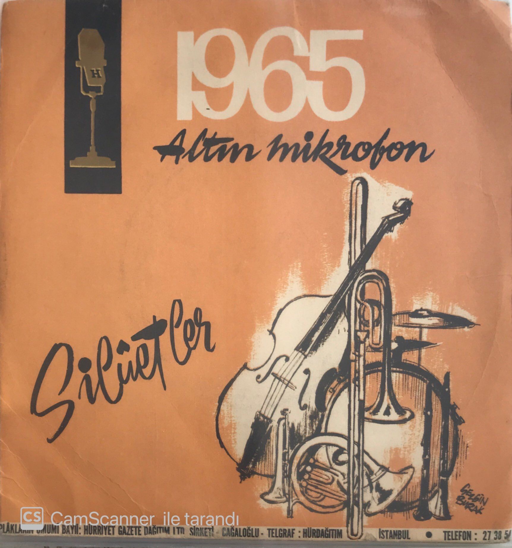1965 Altın Mikrofon Silüetler - Sis 45lik