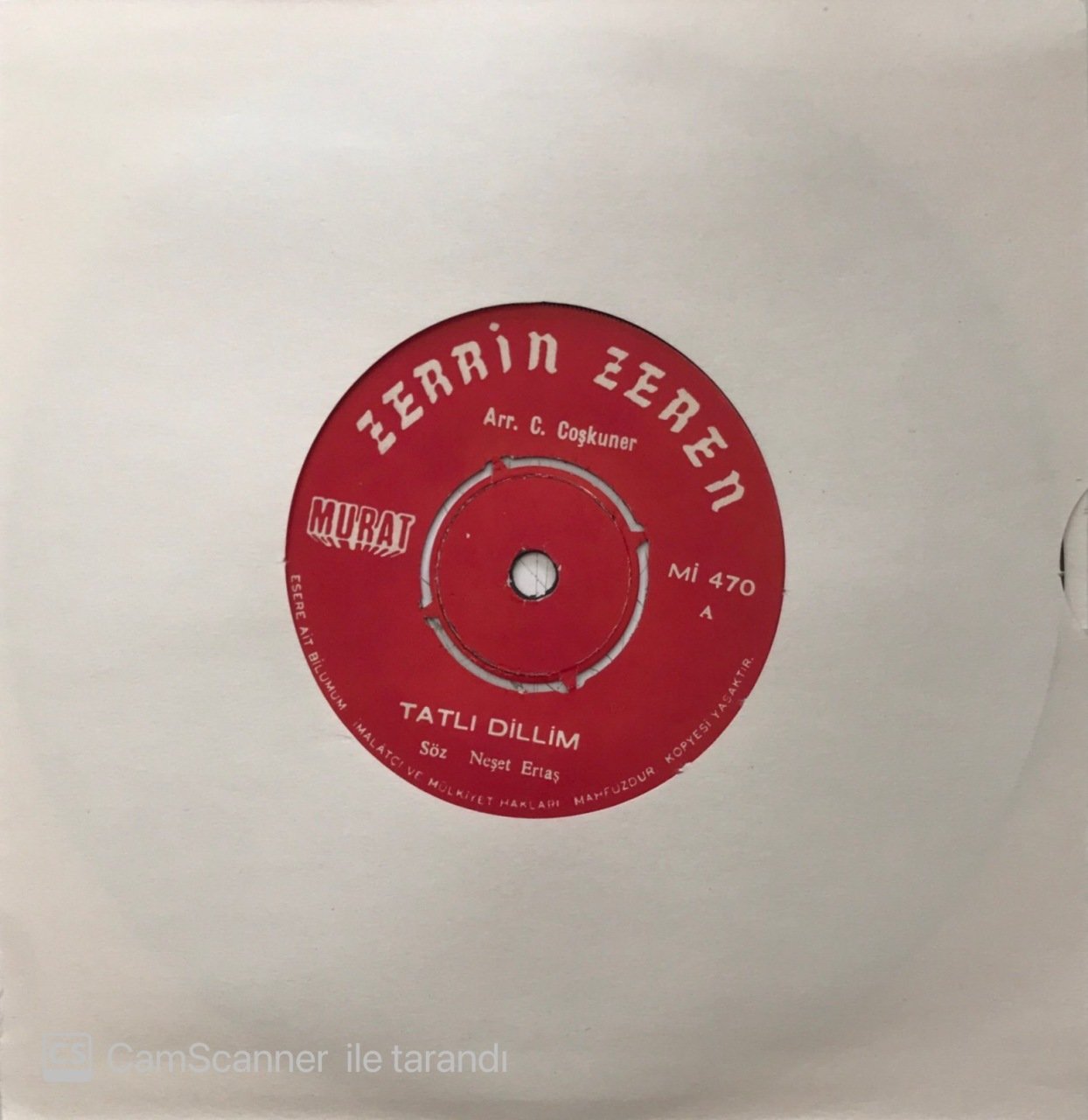 Zerrin Zeren Tatlı Dillim 45lik