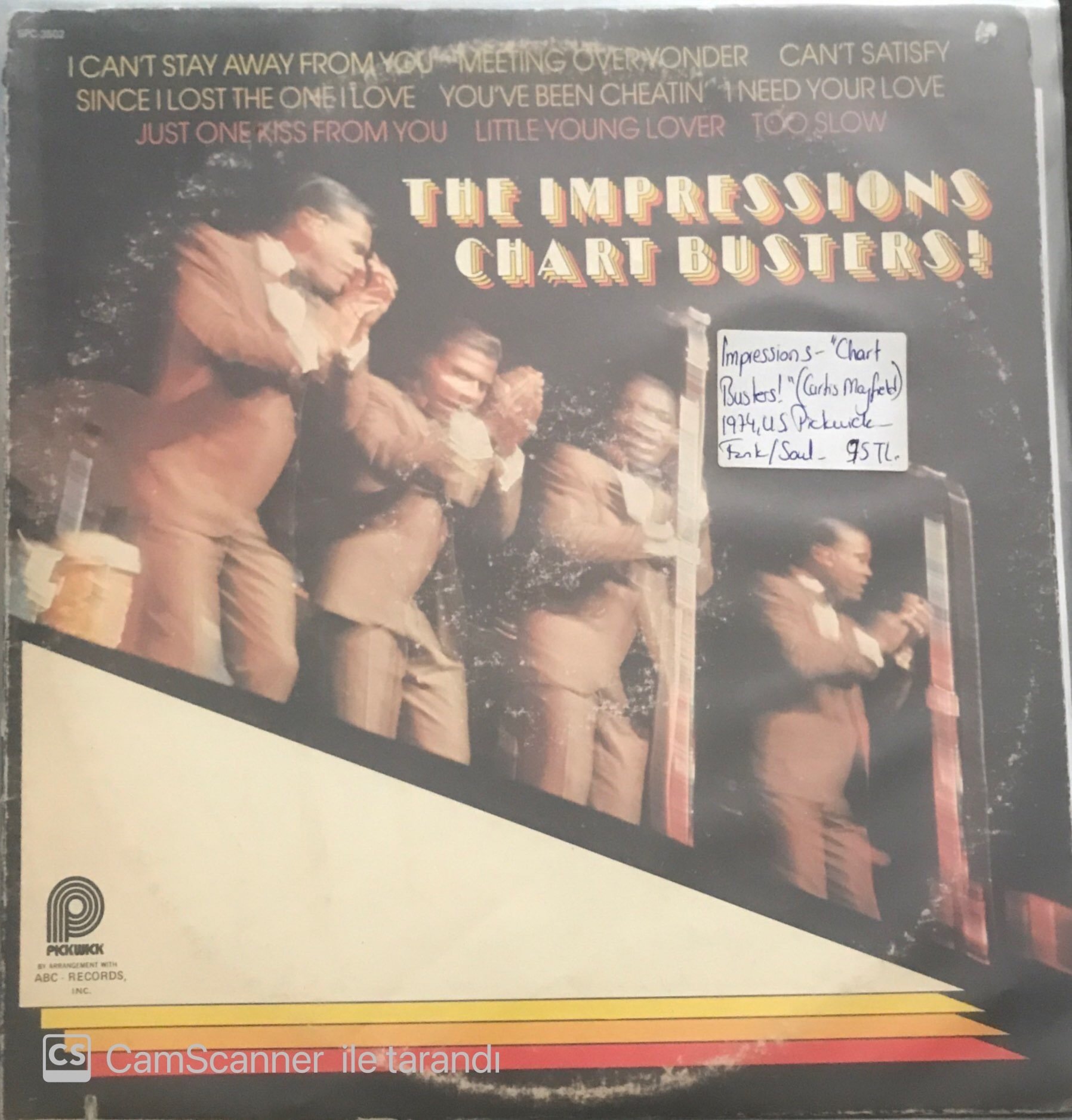 The Impressions Chart Busters! LP