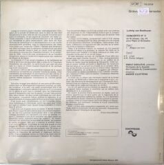 Beethoven Concerto N' 3 En Ut Mineur Op.37 - Emile Guillers Andre Cluytens LP