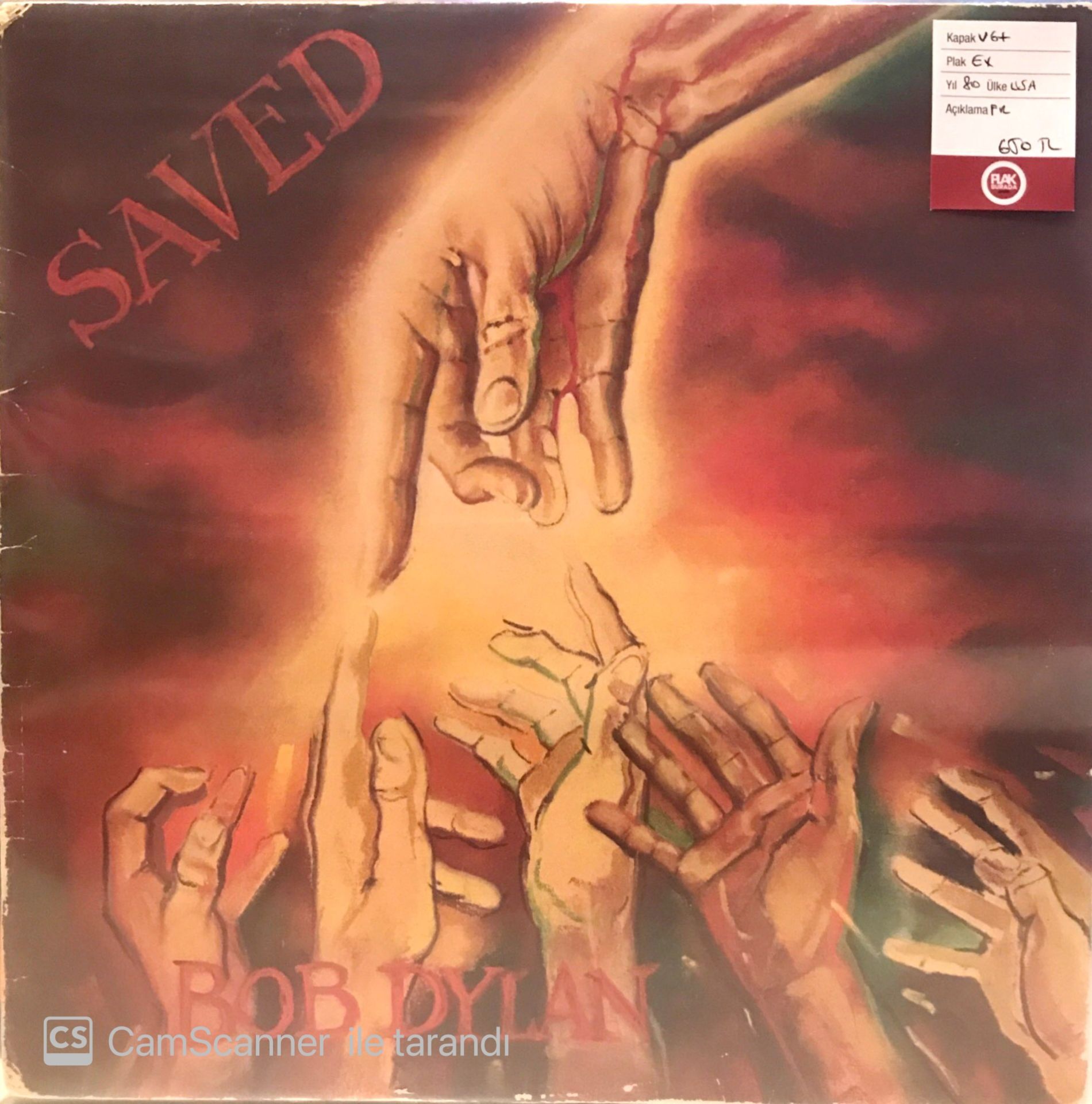 Bob Dylan - Saved LP