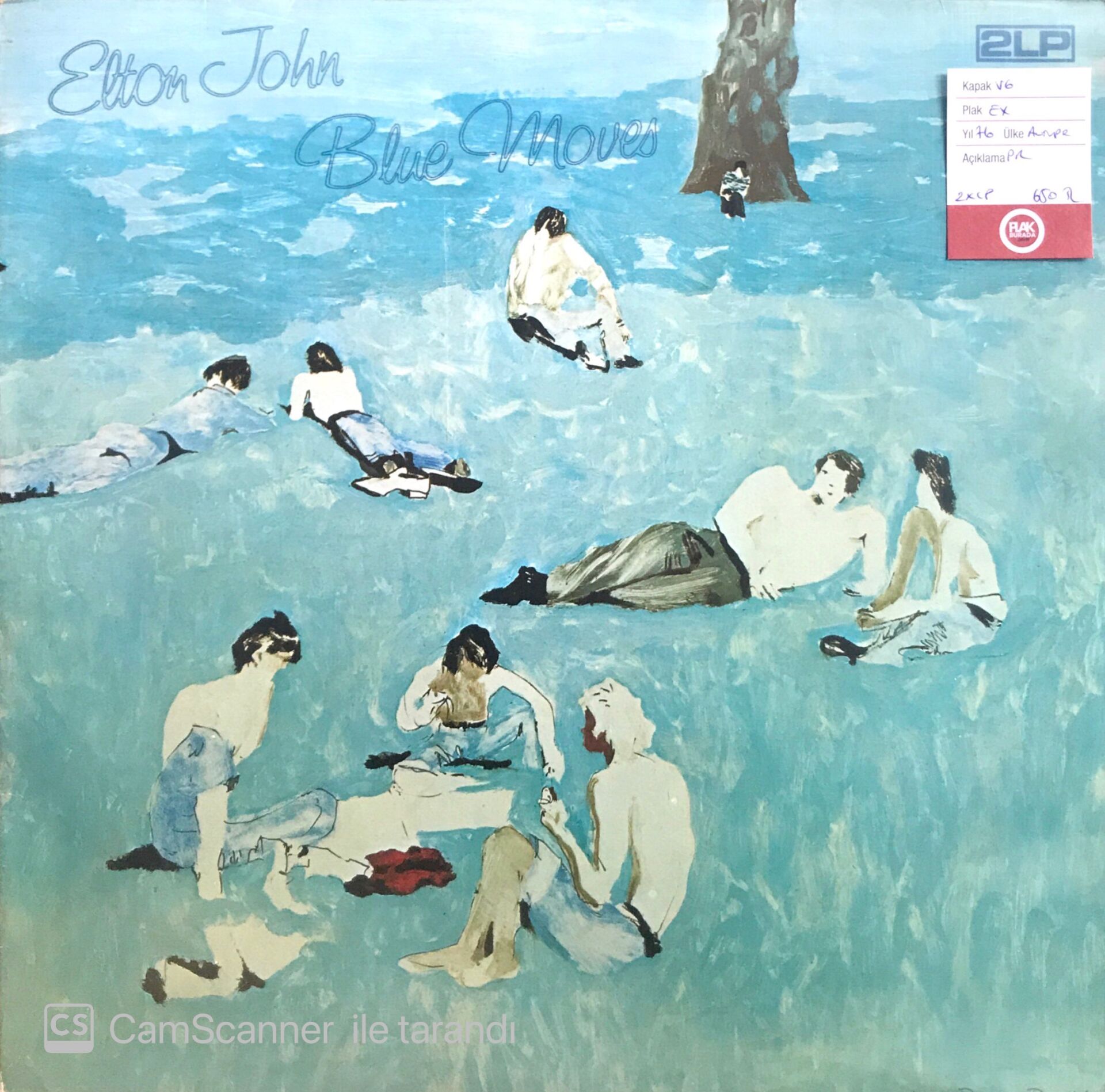 Elton John Blue Moves Double LP