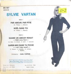 Sylvie Vartan - Par Amour Par Pitie - 45'lik