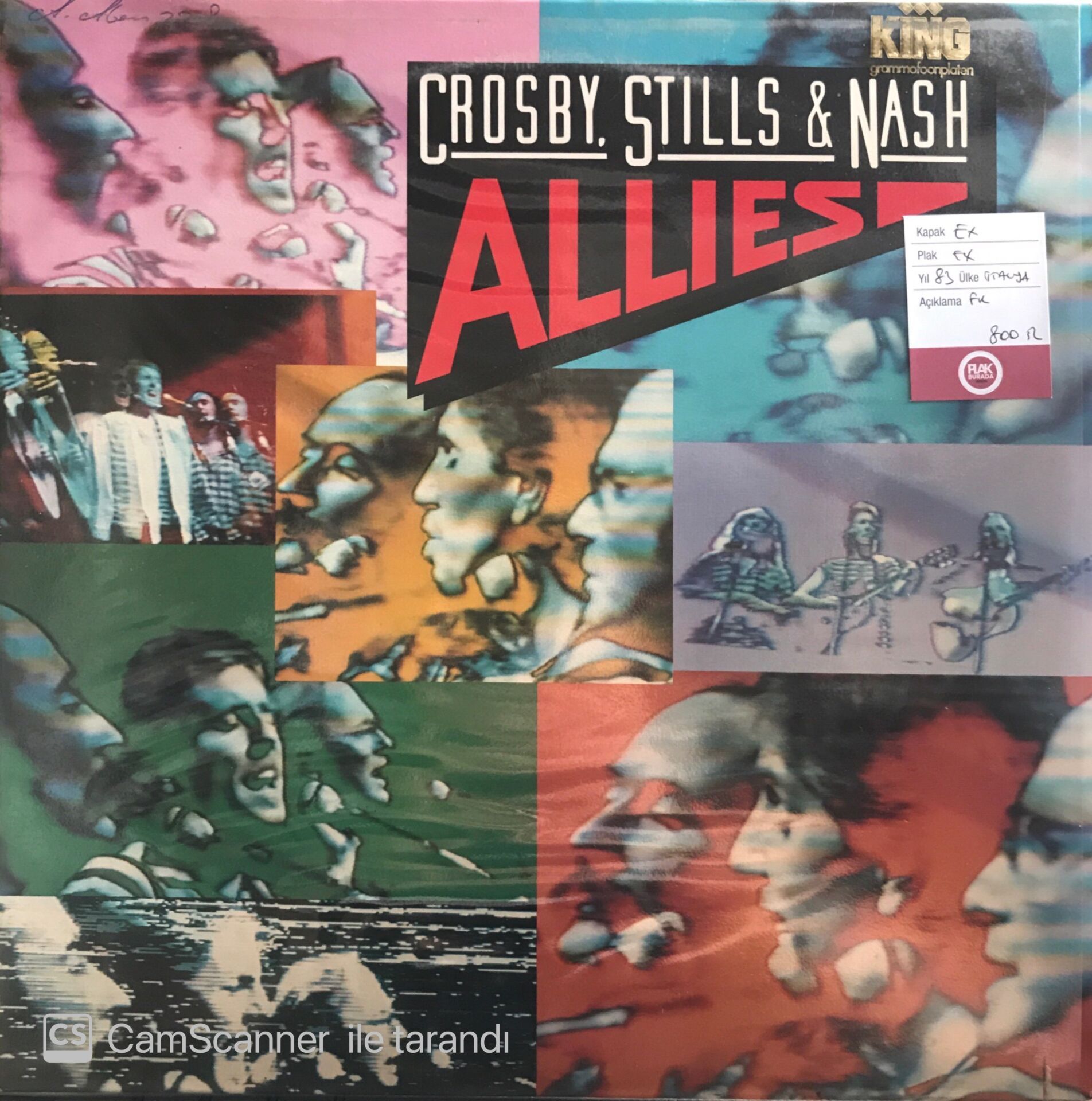 Crosby, Stills & Nash Allies LP