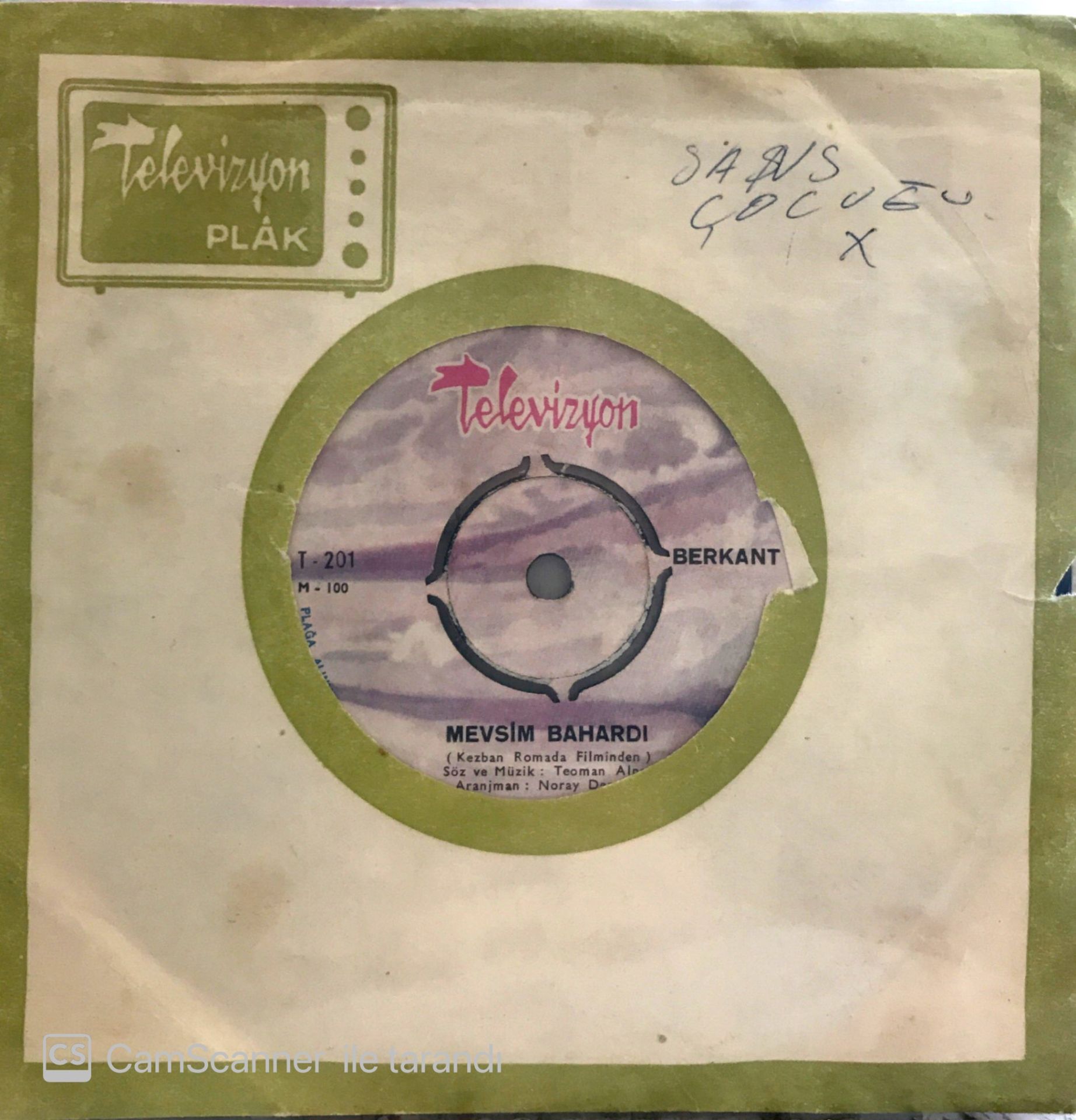 Berkant Mevsim Bahardı 45lik