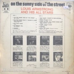 Louis Armstrong On The Sunny Side Of The Street LP
