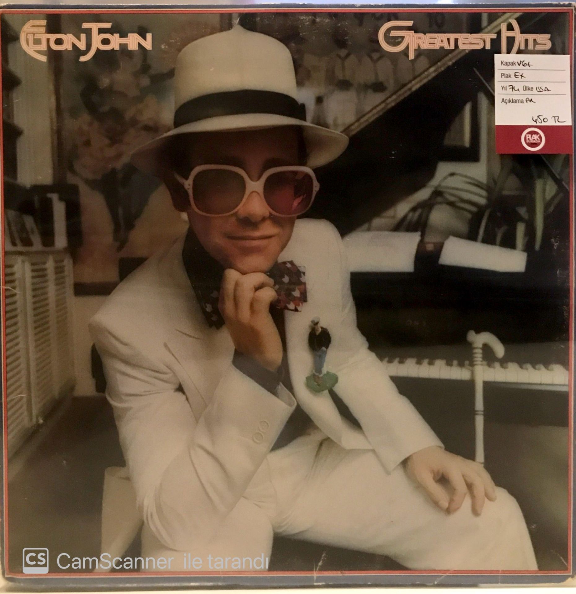 Elton John Greatest Hits LP