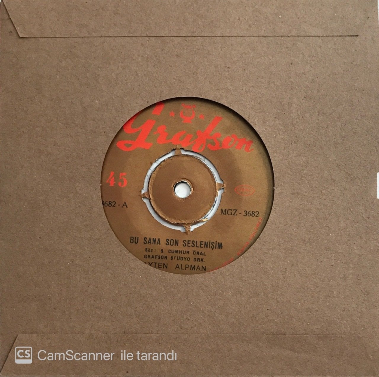 Ayten Alpman Bu Sana Son Seslenişim 45lik