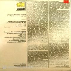 Mozart concerti per pianoforte  LP