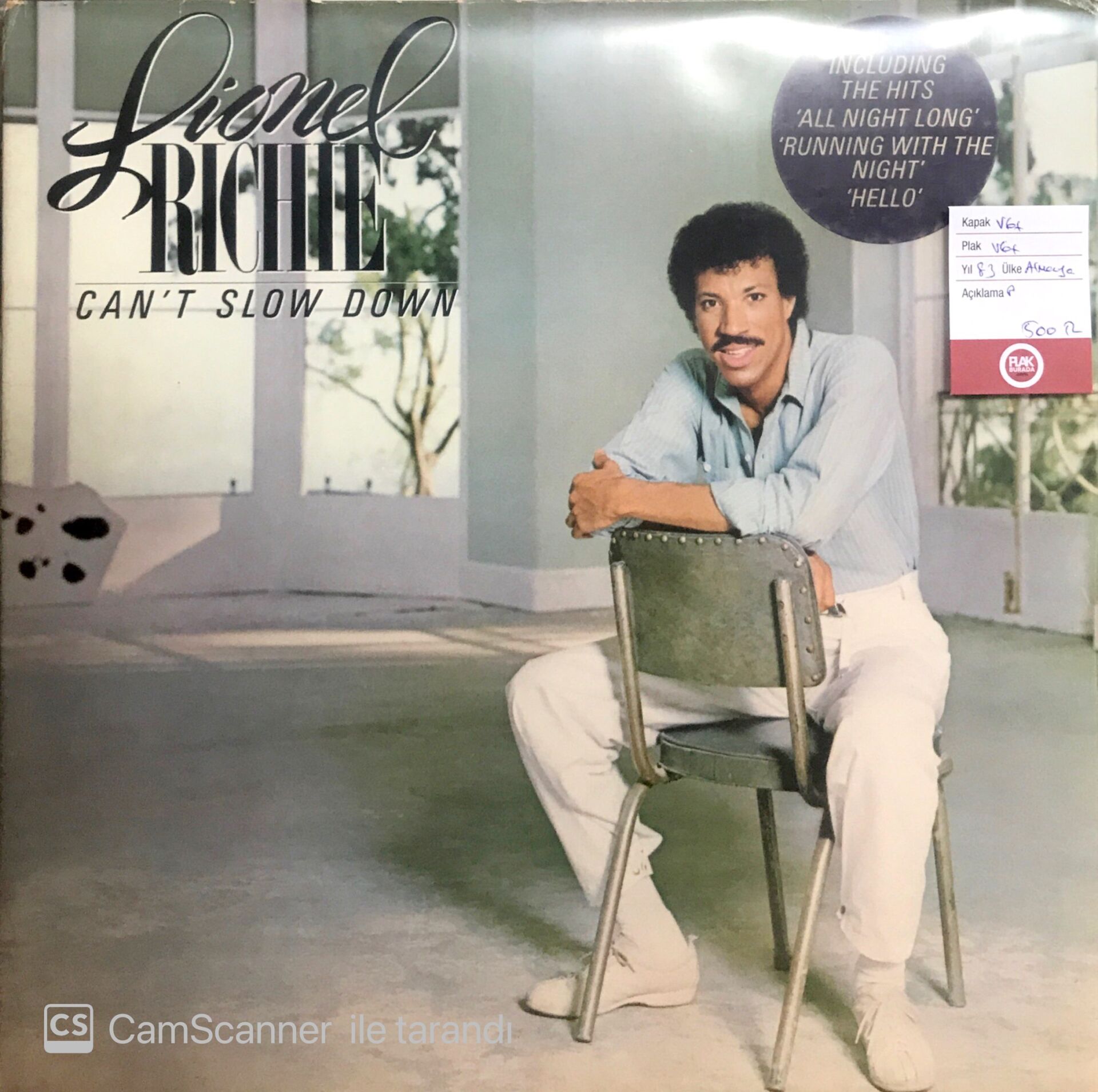 Lionel Richie - Can't Slow Down LP