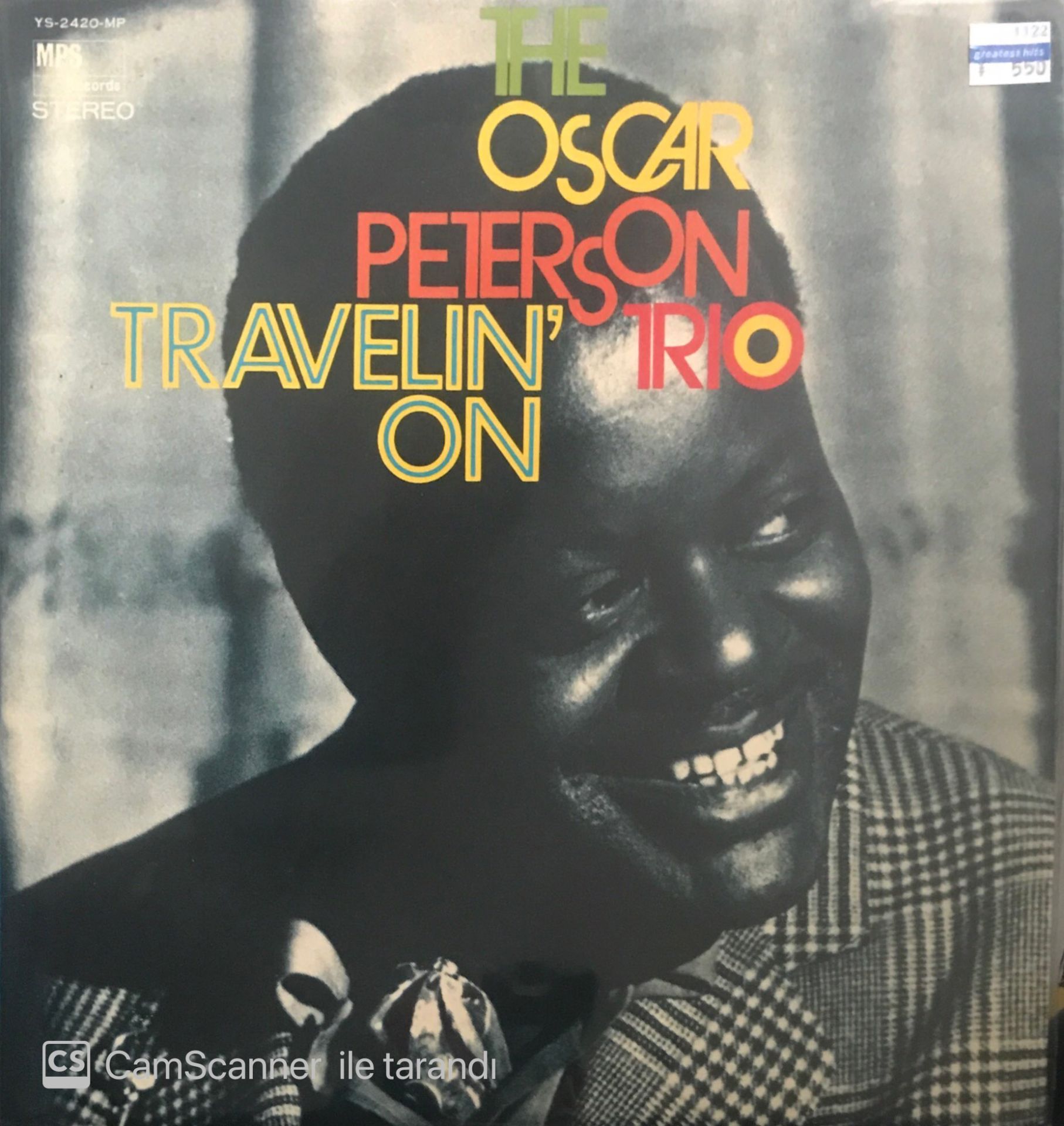 The Oscar Peterson Trio Travelin On Japon Baskı LP